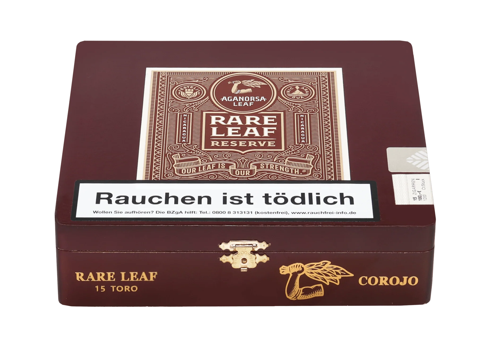 Aganorsa Leaf - Rare Leaf Corojo Toro 15 stick - Image 2