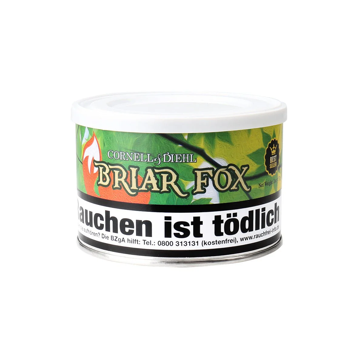 Cornell & Diehl - Briar Fox 2oz 56.7 gram tin