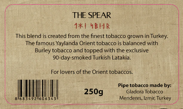 Per G. Jensen - Viking Collection, The Spear pipe tobacco 250 gram bag - Image 3